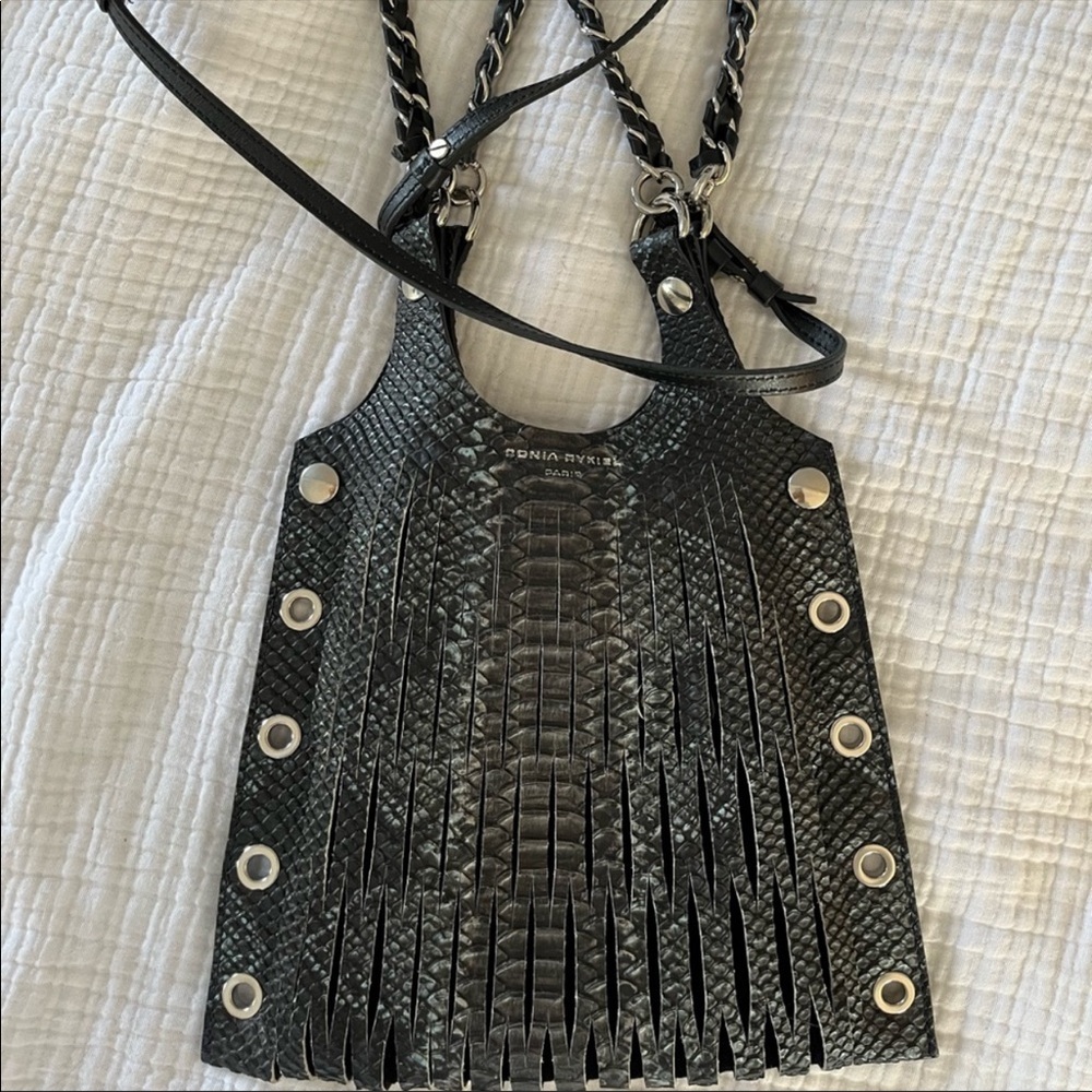 Sonia rykiel snakeskin bag